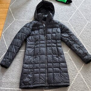 Columbia Black Quilted Jacket with Omni-Heat